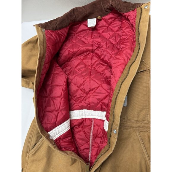 Vintage Carhartt Coveralls Mens 48R Duck Quilted Workwear Union Made USA 90s - Picture 14 of 14